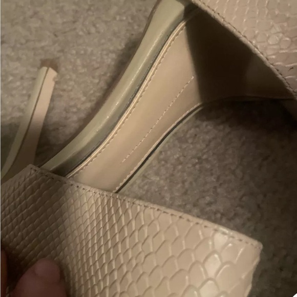 Gianni Bini Open Toe Pumps Nude Size 9 - Picture 4 of 8